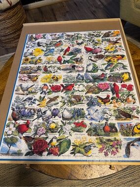 White mountain state birds & flowers puzzle